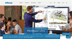 Desktop Screenshot of infocus.com